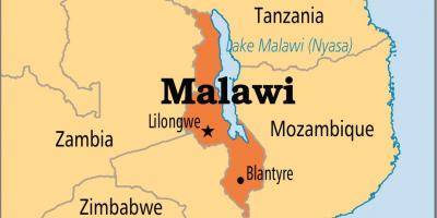 Peta dari Malawi, lilongwe